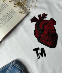 Custom Heart & Initial T-Shirt